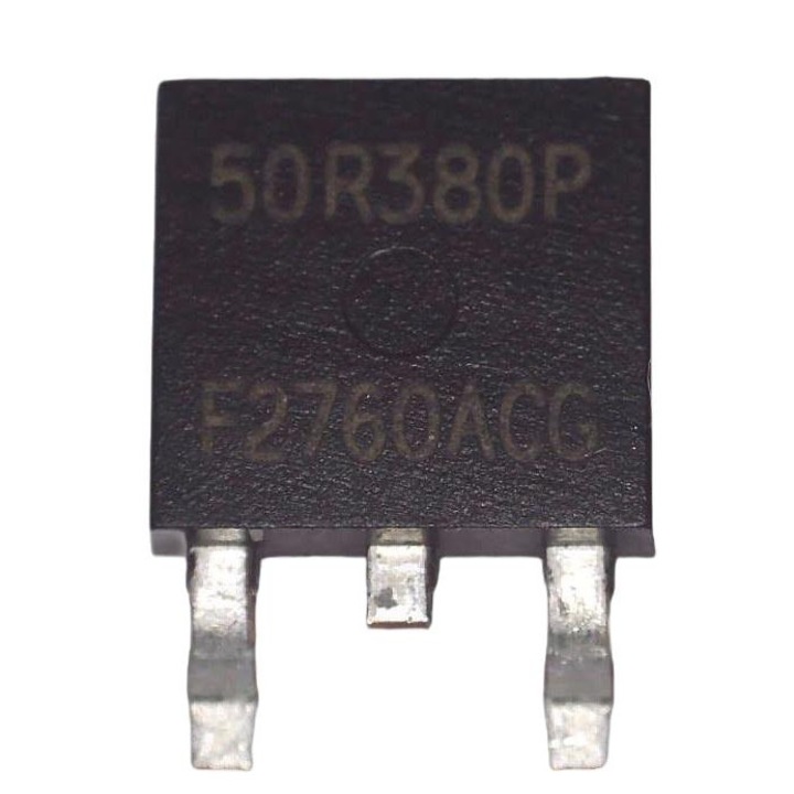 Mosfet, 50R380/50R380P/MMD50R380P, fekete