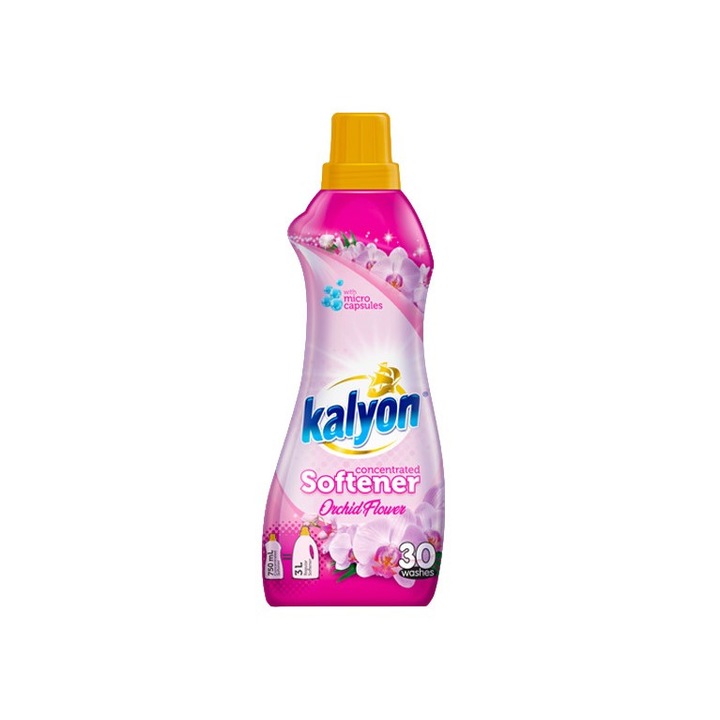Koncentrált folyékony mosószer, KALYON, Orchid, 750 ml, 30 mosás