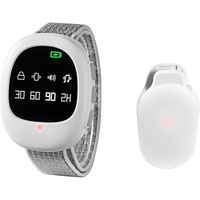 Alarma incontinenta urinara, Enurezis diurn si nocturn, Bratara copii, Ingrijire batrani, Wireless, Acoperire pe o raza de 40m, Senzor de umiditate, Sunet si vibratie, Afisaj LED
