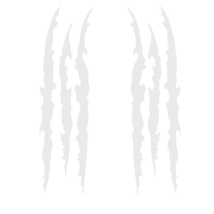 Set doua stickere auto faruri, lateral, capota, alb, 40x12cm