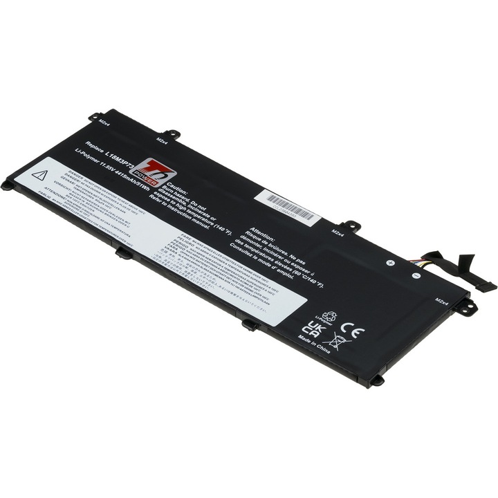 Baterie T6 Power compatibil cu Lenovo ThinkPad T490, T495, T14 Gen 1, P43s, 4415mAh, 51Wh, 3cell, Li-pol