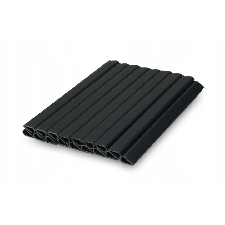 Set 20 clipuri pentru banda de fixare gard, Linarem, 450 g/m², Negru