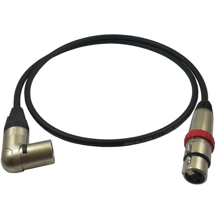 Cablu Microfon Klotz - Neutrik XLR Tata 90° / XLR Mama ON-OFF 7m