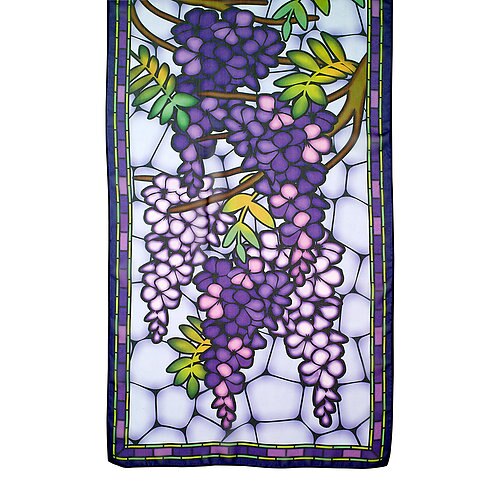 Esarfa Galleria Inc. USA, Model struguri, Poliester, Multicolor