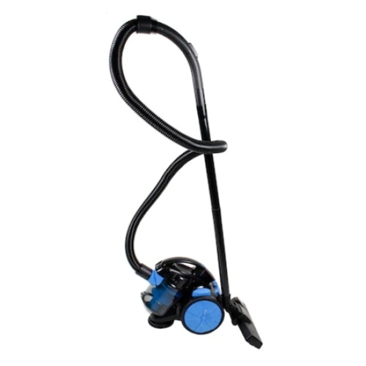 Aspirator fara sac, capacitate colectare 2.5 L, putere 700W, filtru HEPA 13, albastru/negru