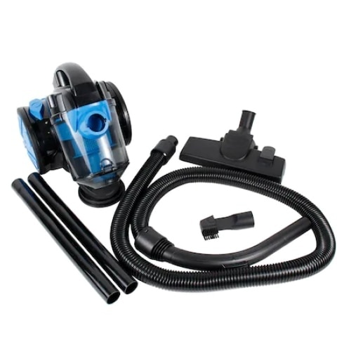Aspirator fara sac, capacitate colectare 2.5 L, putere 700W, filtru HEPA 13, albastru/negru