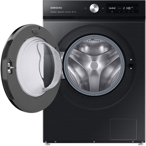 Masina de Spalat Rufe Frontala SAMSUNG WW11BB744DGB, AI Control, AI Ecobubble, 11 kg, 1400rpm, Clasa A, Negru