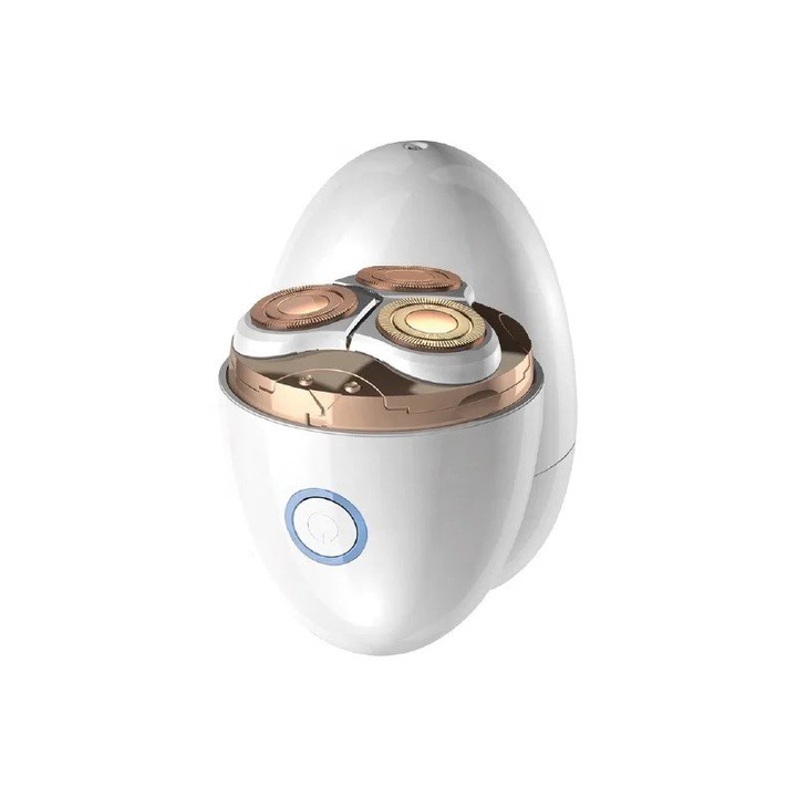 Самобръсначка Kemei Km 3203, специален дизайн, бяла