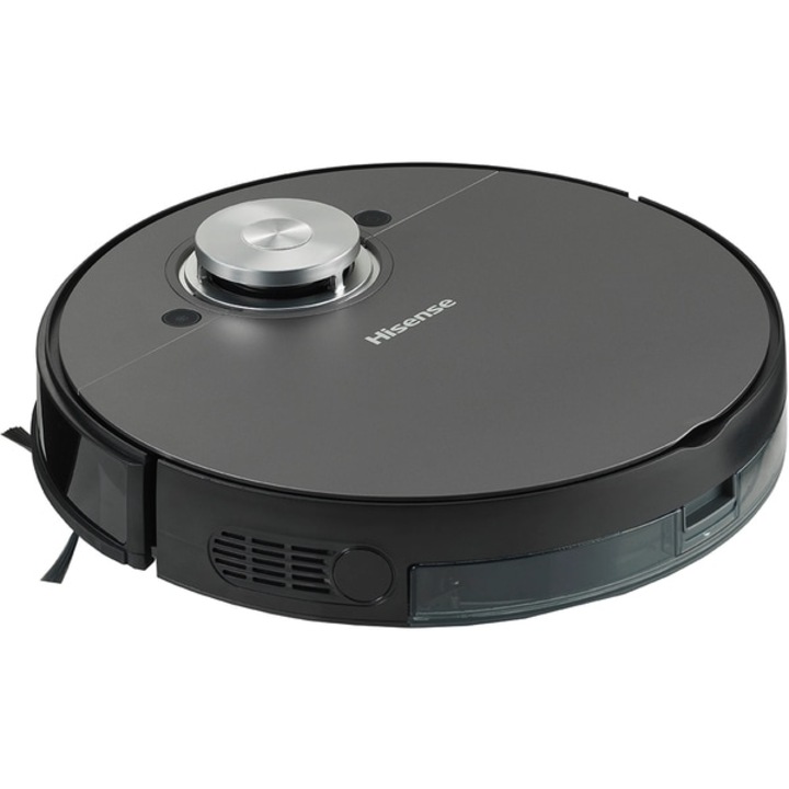 Прахосмукачка-робот HISENSE RVCL144AB, 0.5l, 14.4V, Максимална автономност 150 мин., Mop функция, Черна
