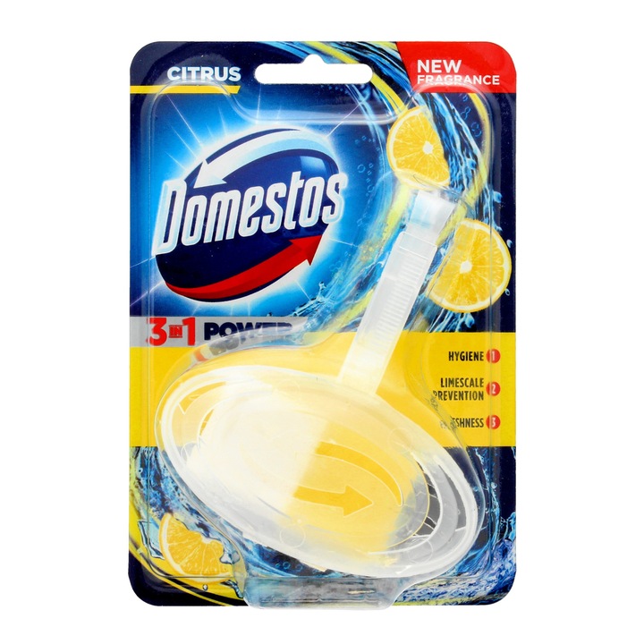 Domestos WC-öblítő, 3 az 1-ben, Citrus