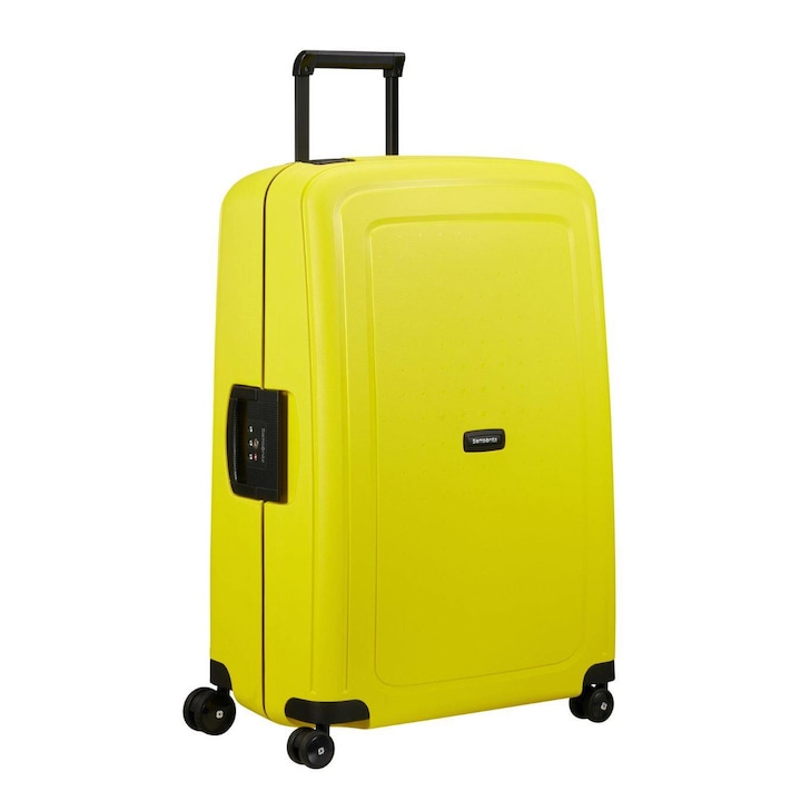 Пътна чанта, Samsonite, 102 л, ABS, Жълта
