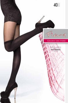 Ciorap FIORE Miguela 40 Den, Negru Ciorap FIORE Miguela 40 Den, Negru