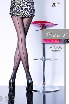 Ciorap FIORE Miriam 20 Den, Negru Ciorap FIORE Miriam 20 Den, Negru