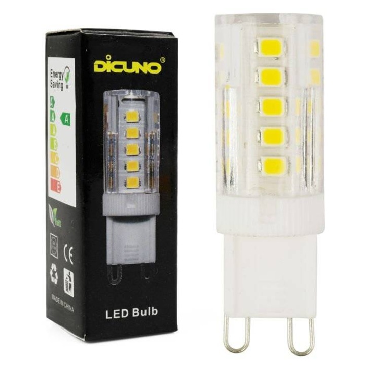 Bec LED, Interlook, G9, 4W, Alb