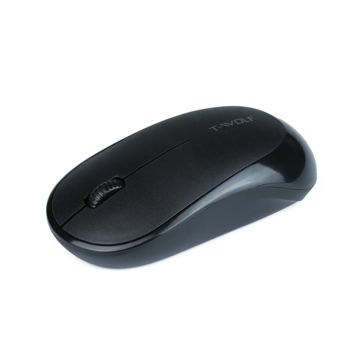 Mouse optic fara fir, Interlook, 1000 DPI, Negru