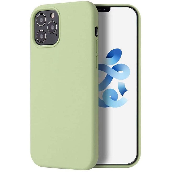 Xiaomi 12 Pro / 12 Pro (Dimensity) / 12S Pro, Силиконов калъф, Wooze Liquid Silica Gel, светлозелен (116400)