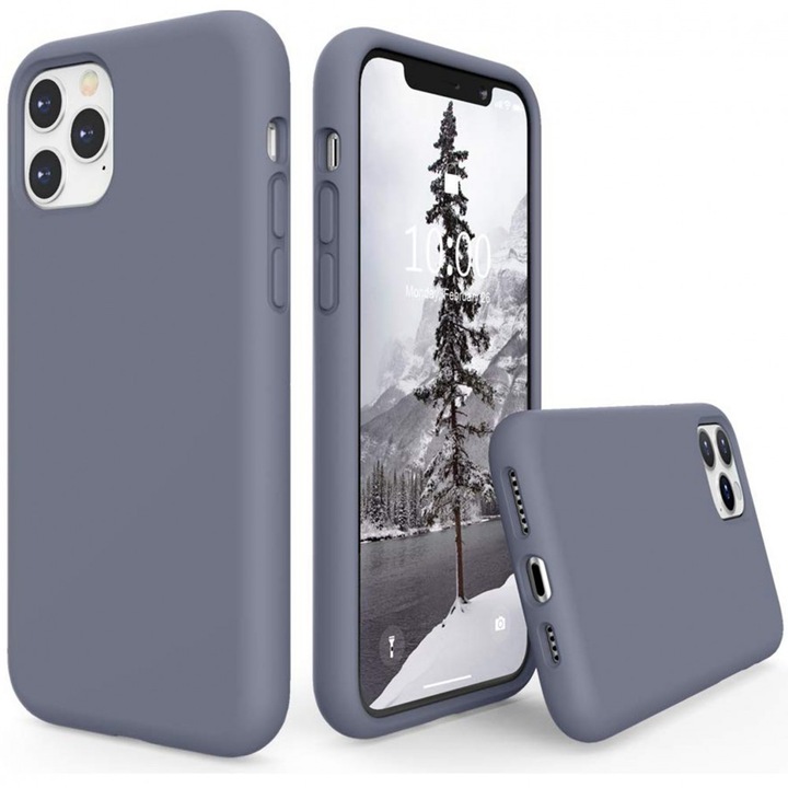 Huawei Honor 30 Lite / 30 Youth, Силиконов калъф, Wooze Liquid Silica Gel, leander grey (116249)