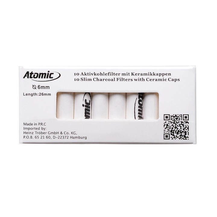 Π€ΠΈΠ»ΡΡΠΈ Π·Π° ΡΠΈΠ³Π°ΡΠΈ, Atomic, 6 ΠΌΠΌ, 10 Π±Ρ, ΠΠ΅Π»ΠΈ