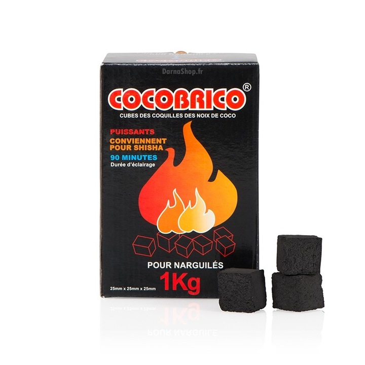 Камъни за наргиле, Cocobrico, 1 кг, черни