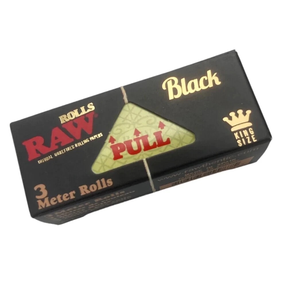 Hartie de rulat tigari Rola Raw Black, 3m - eMAG.ro