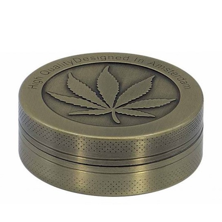 Grinder metalic Remo, 5 cm, Auriu