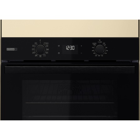 Cuptor incorporabil Whirlpool OMSR58RU1SB, Electric, Multifunctional, 71 l, Autocuratare pirolitica, Display, Gatire aburi - Gentle Steam, Clasa A+, Negru