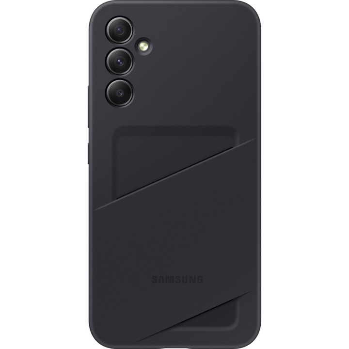 Husa de protectie Samsung Card Slot Case pentru Galaxy A34, Black