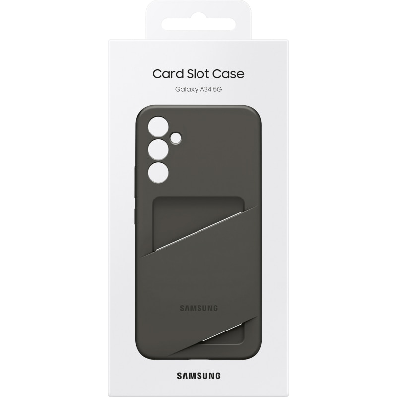 Husa de protectie Samsung Card Slot Case pentru Galaxy A34, Black