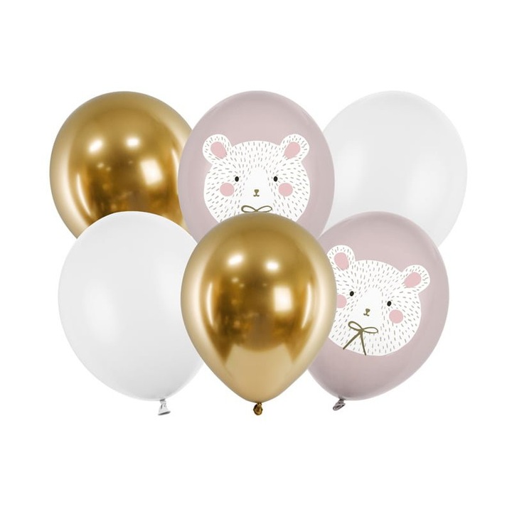 Комплект от 6 балона 30 см, Мече