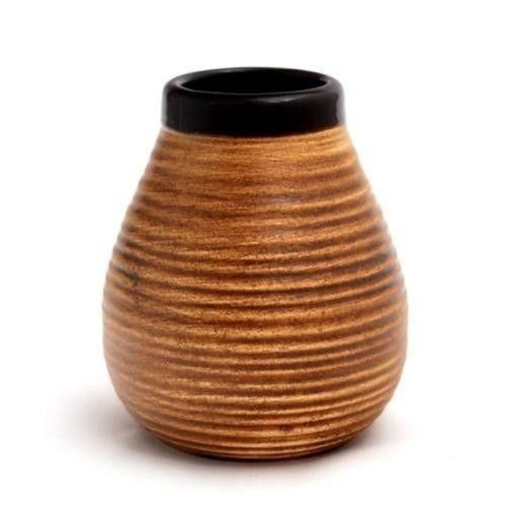 Vaza decorativa, Ceramski, Ceramica, 350 ml, Maro