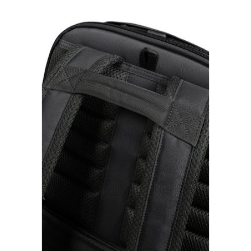 Rucsac laptop Stackd Biz, Samsonite, Poliester, 42.5 x 30 x 18 cm, Negru