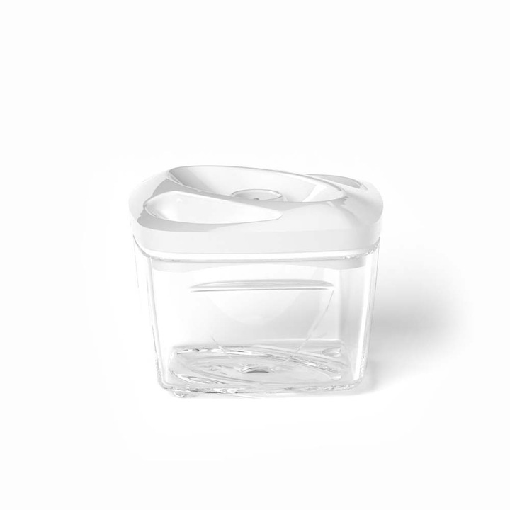 Cutie alimentara, SeeYoo, Plastic, 0.5 l, Alb/Transparent
