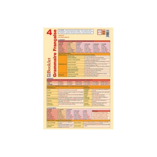 Pliant Grammaire Francaise 4 - Gina Belabed