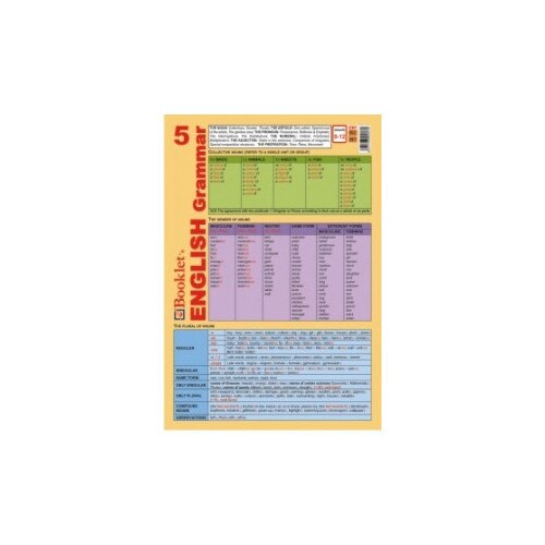 Pliant Booklet's English Grammar 5