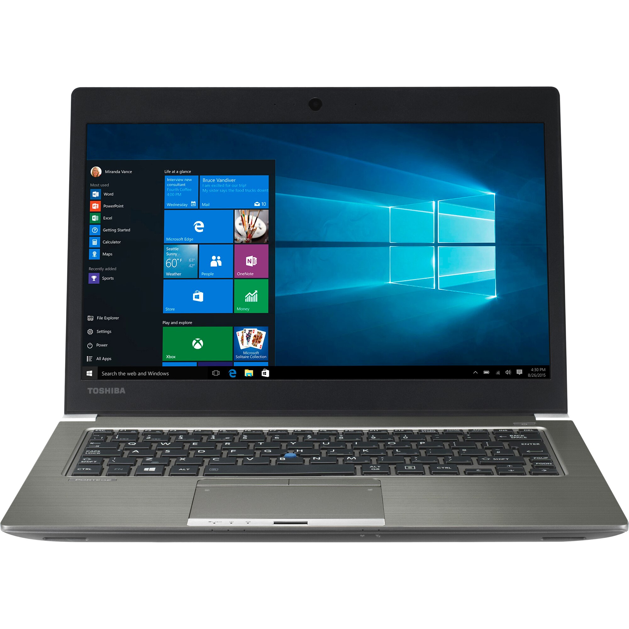 Laptop ultraportabil Toshiba Portege Z30-C-16K cu procesor Intel