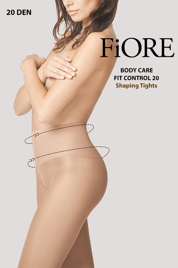 Ciorap FIORE BodyCare Fit Control 20 Den, Light Natural