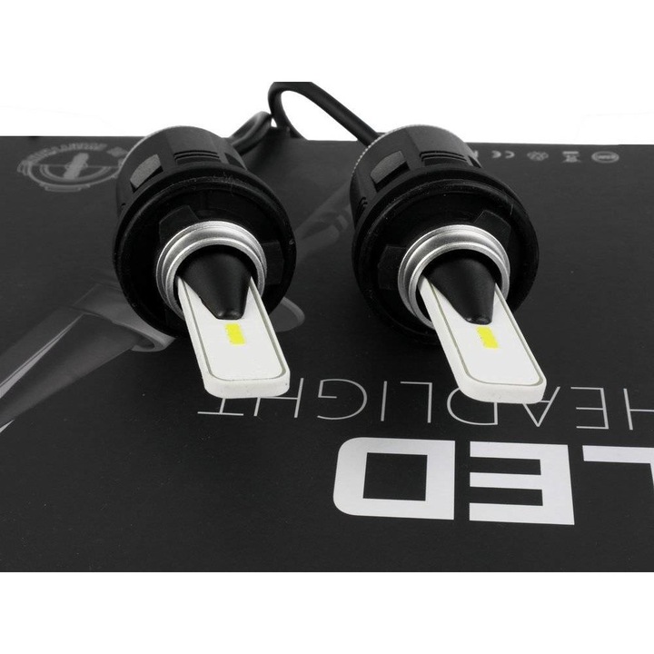 Set 2x becuri auto LED H9, Interlook, 1200 lm