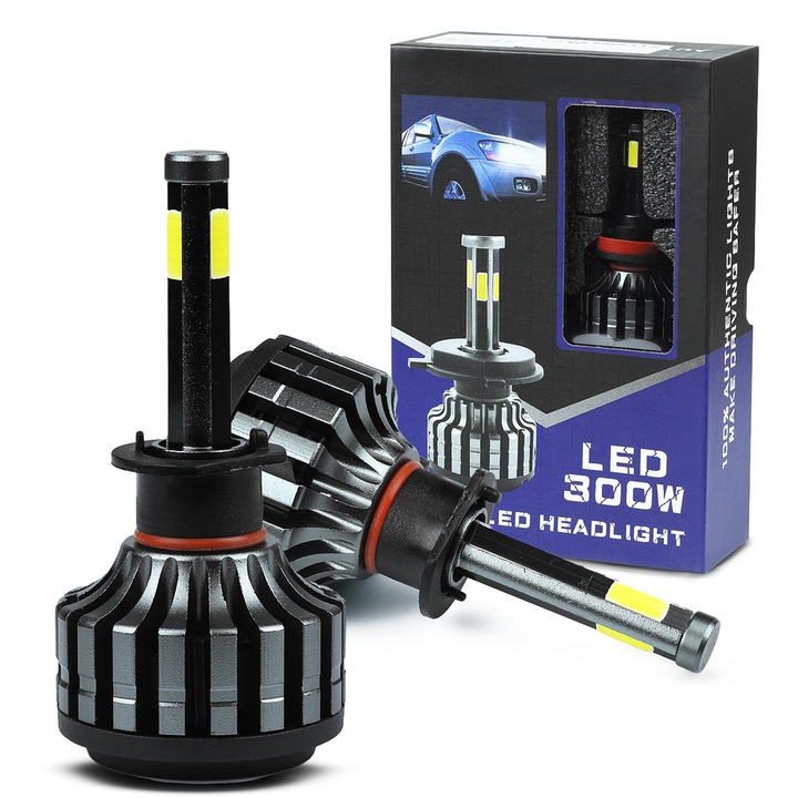 Комплект 2x крушки за кола H1, Interlook, LED S6 360°, 60W, 16000lm