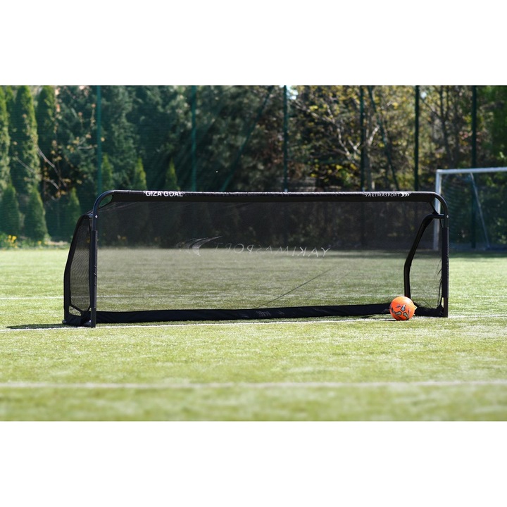 Мобилна футболна врата Yakima Sport, 300x100 см, черна