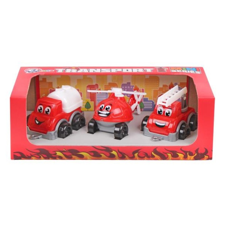 Set 3 masinute, TechnoK, Plastic, Multicolor