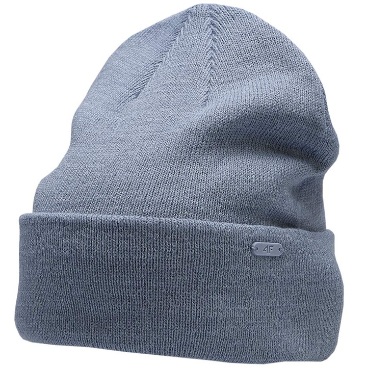 Caciula dama, 4F, H4Z22 CAU002 34S, Acril/Poliester, 56-60 cm, Albastru deschis