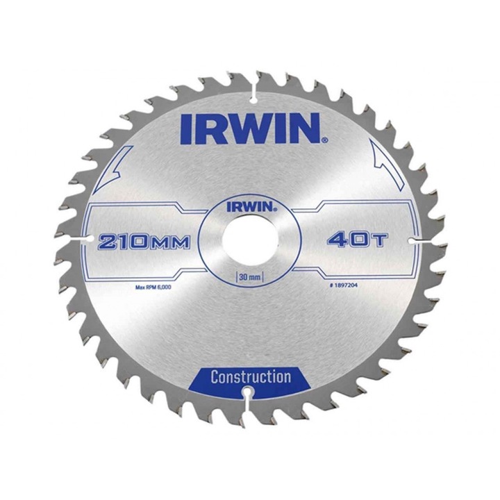Irwin körfűrészlap 210x30/Z40HM favágó