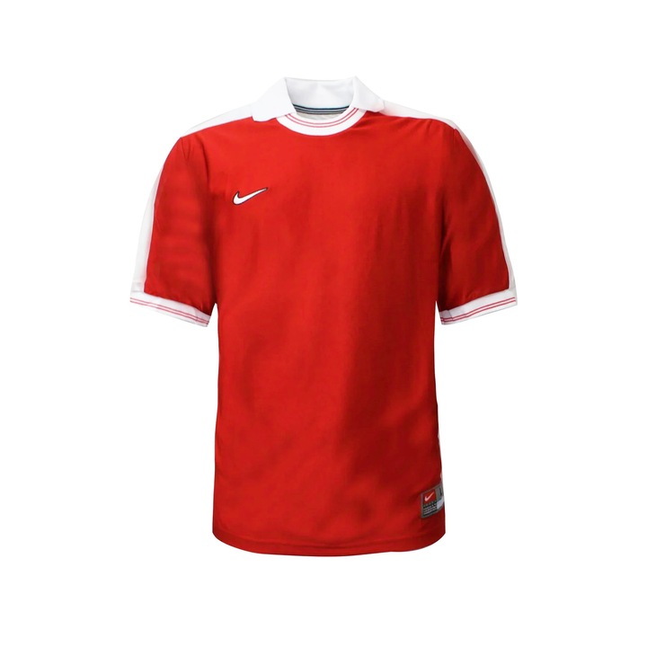 Мъжка футболна тениска Nike 160708-648-S 10-149, Къс ръкав, Бродирано Swoosh лого, S, Червен