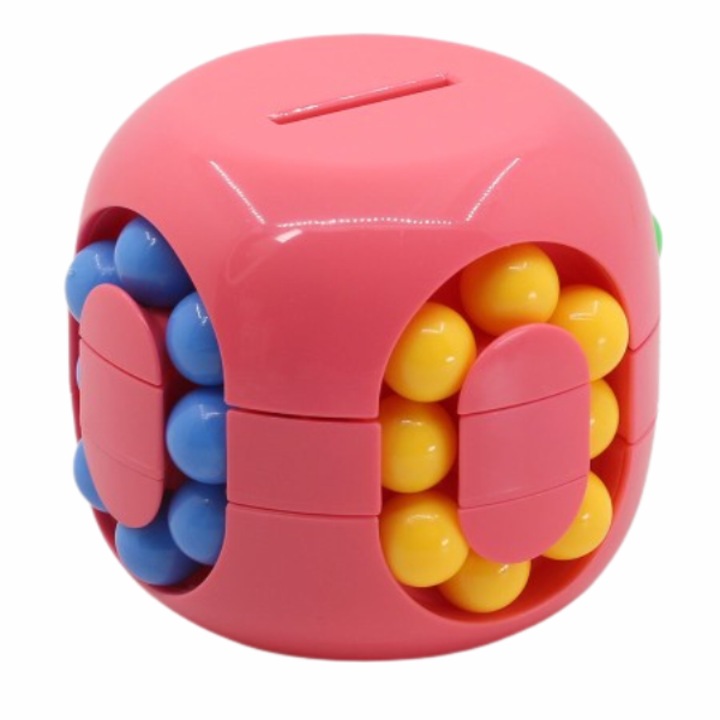 Ahelos kocka, varázsbab, Rubik-kocka, varázslat, rózsaszín