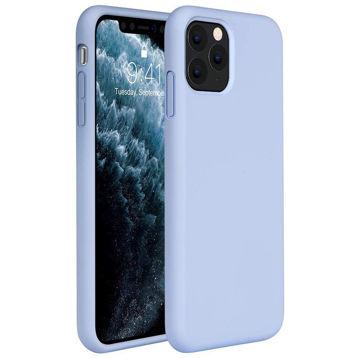 Huawei Honor 30 Lite / 30 Youth, Силиконов калъф, Wooze Liquid Silica Gel, лилав (116250)