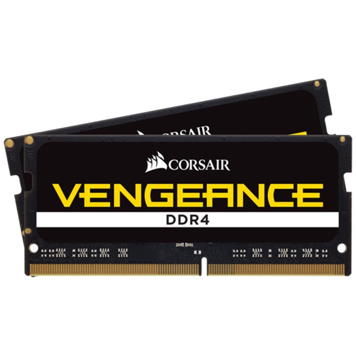 Памет за лаптоп Corsair Vengeance 64GB 2 x 32GB, SODIMM, DDR4, CL22, 3200MHz