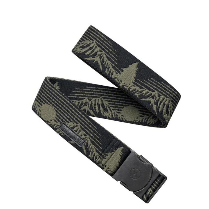 Uniszex taktikai öv, Arcade, poliészter/műanyag, zöld/fekete