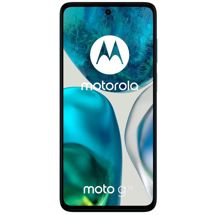 Telefon mobil Motorola Moto g52, Dual SIM, 128GB, 6GB RAM, 4G, Glacier Blue