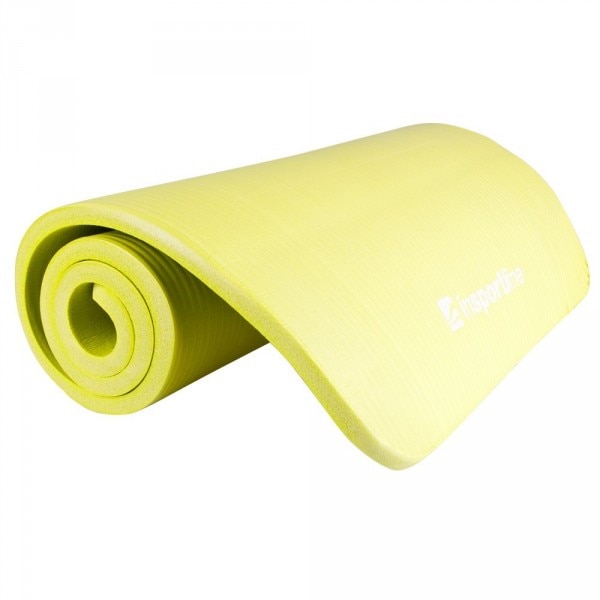 Saltea aerobic inSPORTline Fity 140 x 61 cm, Galben
