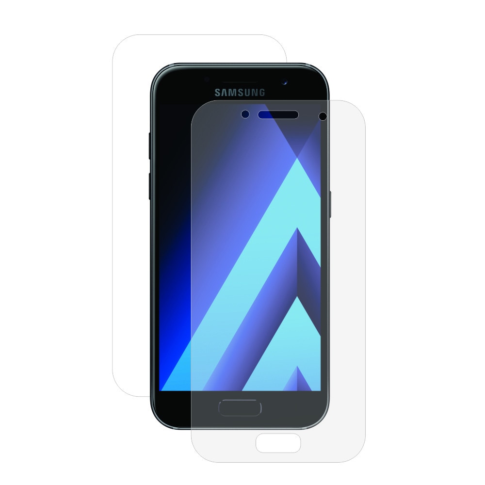 Folie de protectie Clasic Smart Protection Samsung Galaxy A3 2017 fullbody,protectie completa ecran si spate+Smart Spray®,Smart Squeegee® si microfibra incluse
